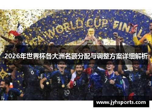 2026年世界杯各大洲名额分配与调整方案详细解析